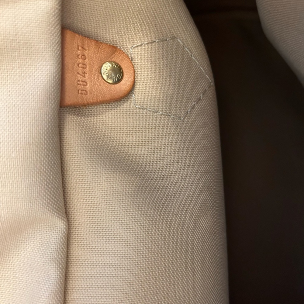 Louis Vuitton speedy. Grey and white checked. - Picture 3 of 5
